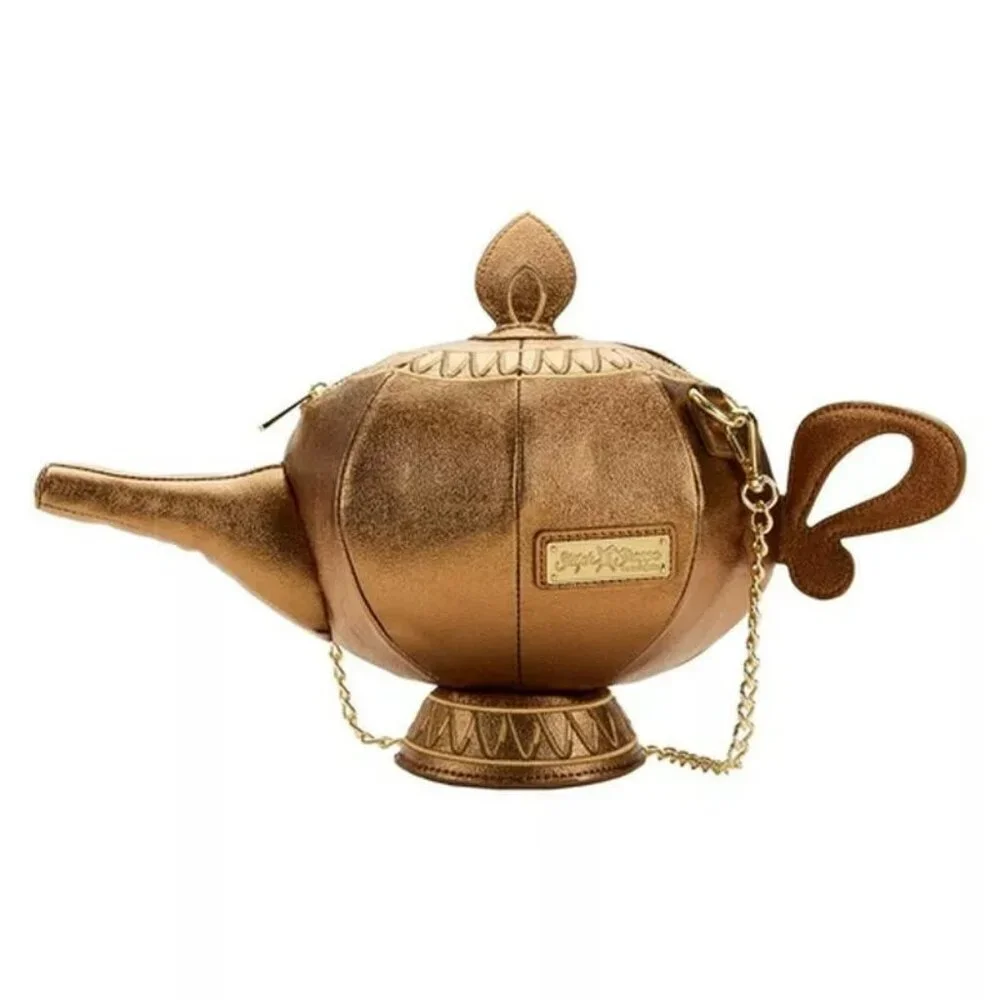 Disney Loungefly Stitch Shoppe Aladdin Genie Lamp Crossbody NWT​